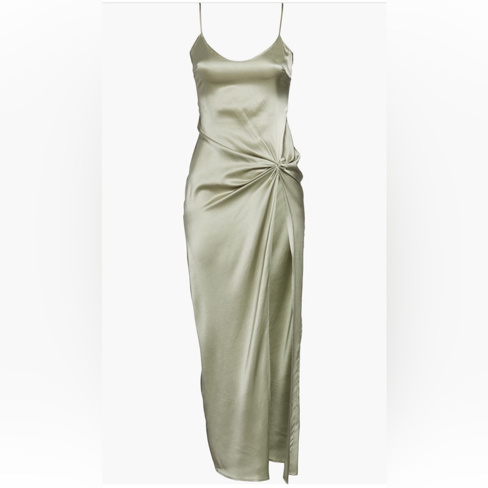 SKIMS Sandwashed Stretch Silk Sleep Slip Dress